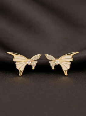 celestial pearl grace gold earrings